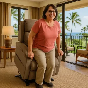 Lift Recliner at Resort Rental Room Oahu